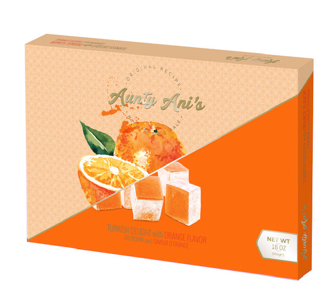 Premium Mix Turkish Delight Orange Box 1600 G (56,43 oz)