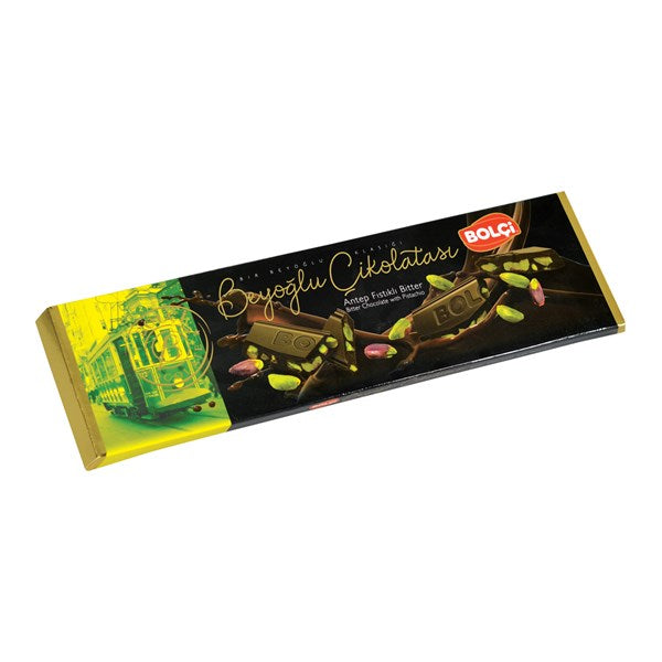 Bolci Dark Chocolate Bar With Whole Pistachios (300g / 10.58oz)