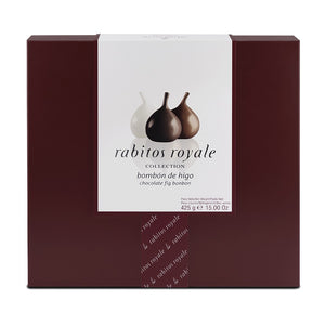 Rabitos Royale Milk, Dark & White Chocolate Covered Fig (24 Pieces / 425g)