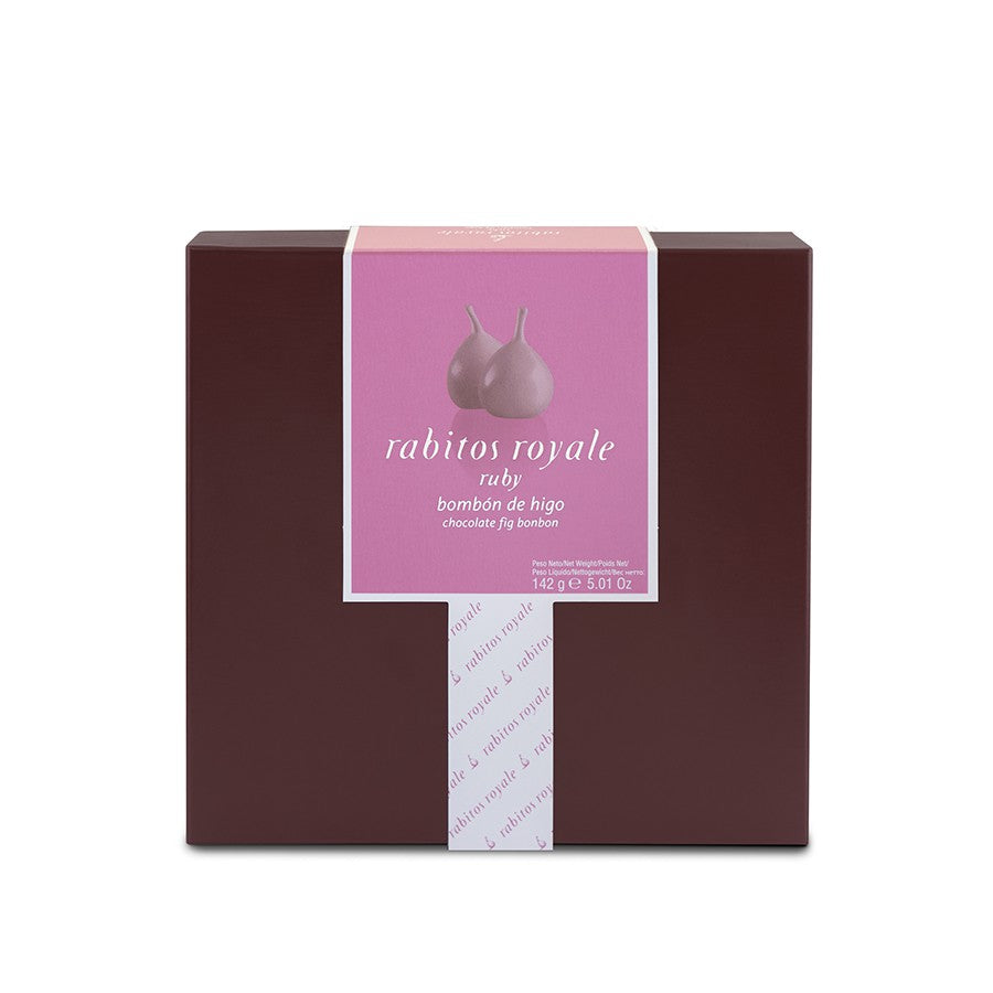 Rabitos Royale Ruby Chocolate Covered Fig (8 Pieces / 142g)