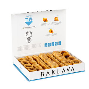 No Sugar Added Simply Baklava Sweetened With Agave Syrup (35 - 40 Pieces / 350g)