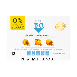 No Sugar Added Simply Baklava Sweetened With Agave Syrup (35 - 40 Pieces / 350g)