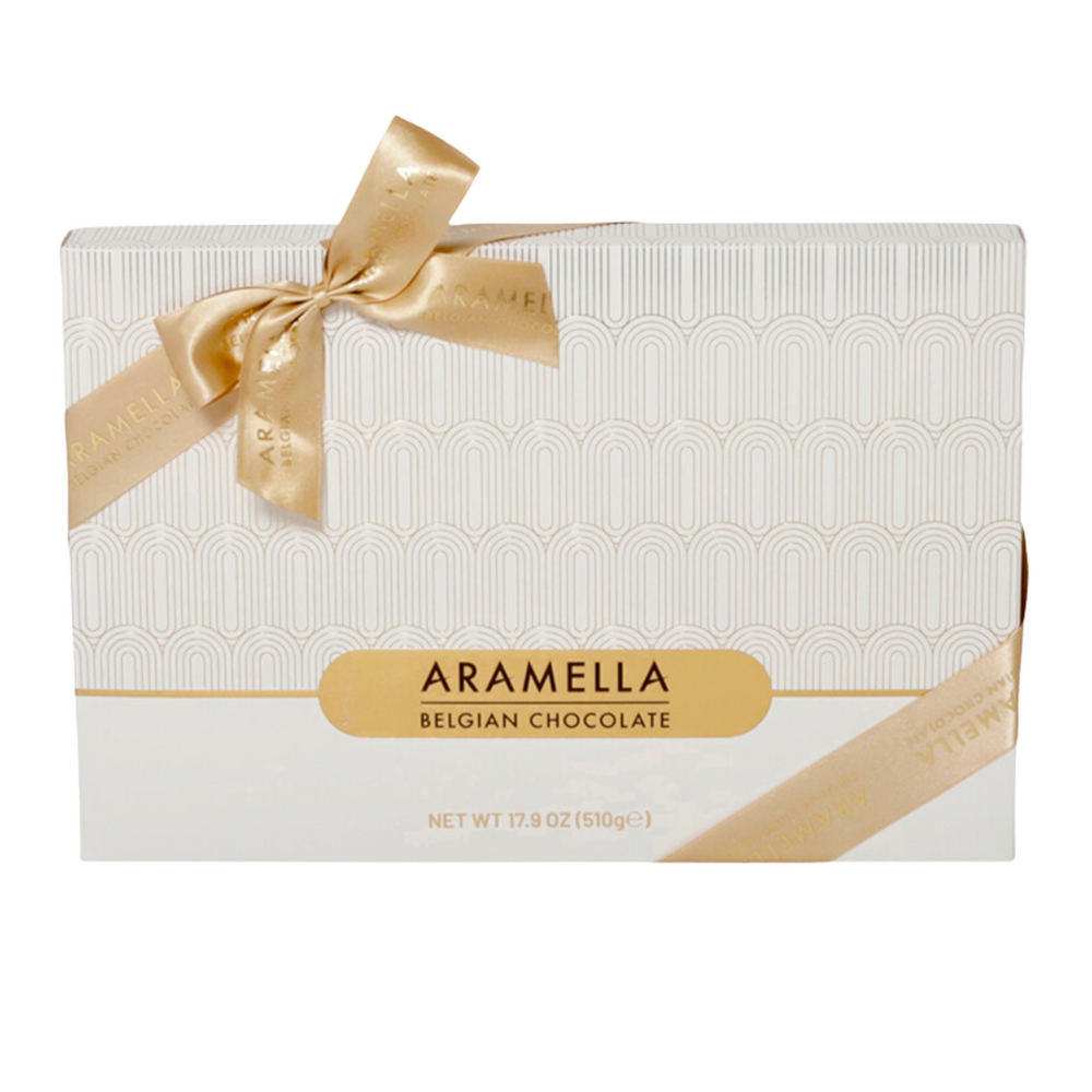 Aramella Belgian Chocolate White Box (40 Pieces / 17.98oz / 510g)