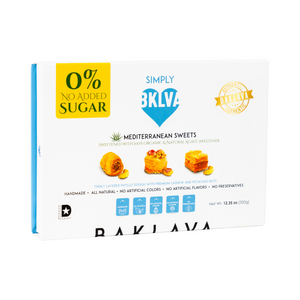 No Sugar Added Simply Baklava Sweetened With Agave Syrup (35 - 40 Pieces / 350g)