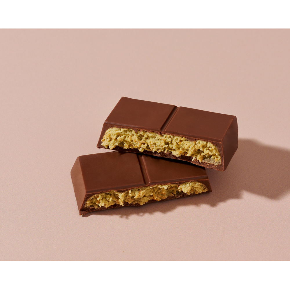 Meronne Premium Dubai Chocolate Bar - Milk Chocolate With Pistachio Cream & Kadayif - 7oz