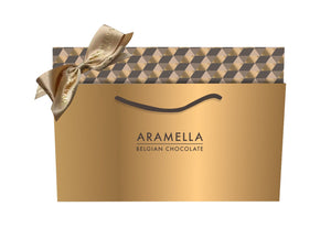 Aramella Belgian Chocolate Diamond Brown Box (40 Pieces / 17.6 oz) 