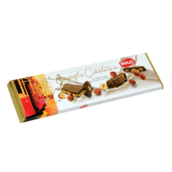 
                
                    Load image into Gallery viewer, Bolci Milk Chocolate Bar With Whole Hazelnuts (300g / 10.58oz)
                
            