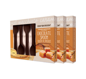 Caramel Macchiato Flavored Milk Chocolate Spoon (3 PACK)