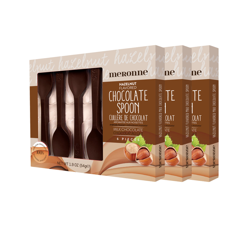 
                
                    Load image into Gallery viewer, Hazelnut Flavored Milk Chocolate Spoon (3 PACK)
                
            