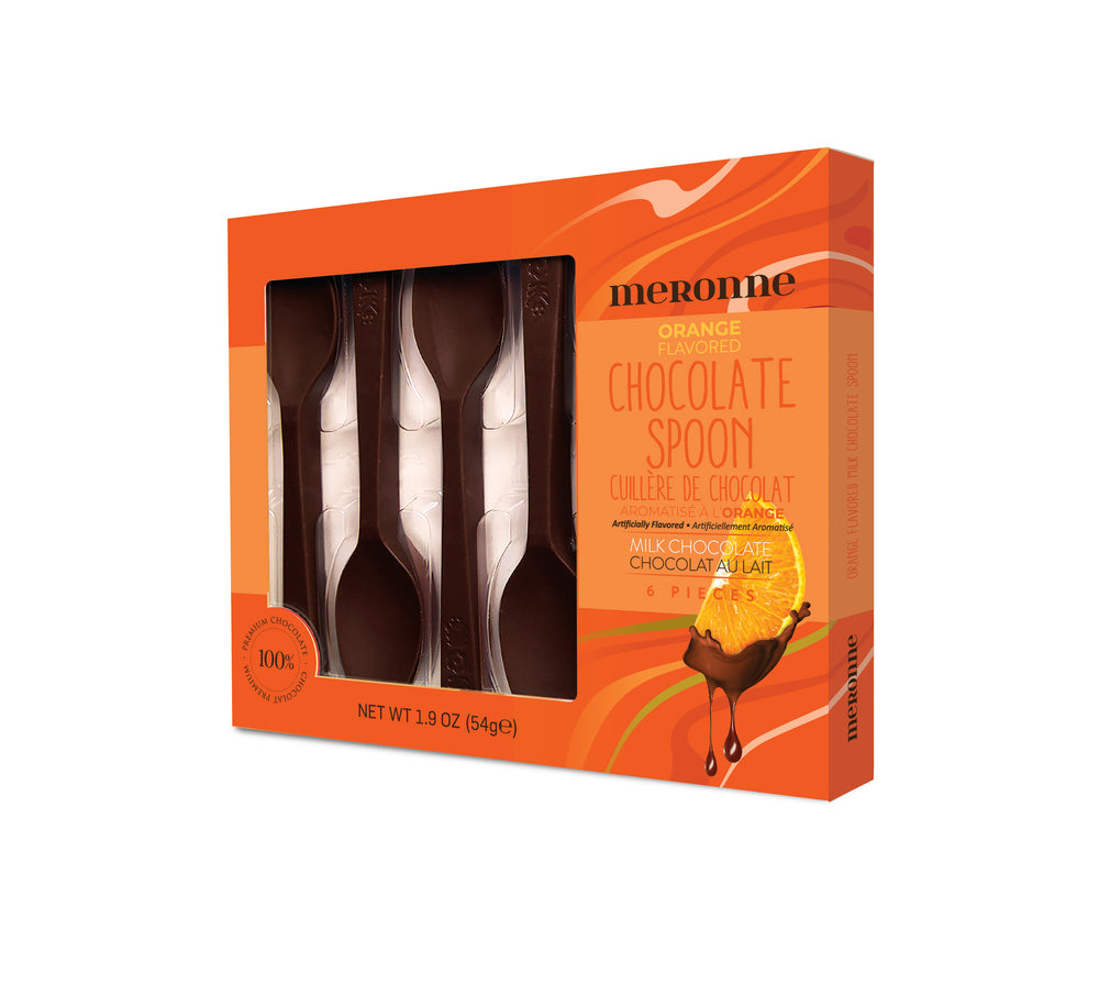 
                
                    Load image into Gallery viewer, Orange flavor milk chocolate spoons
                
            