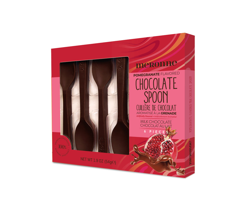 
                
                    Load image into Gallery viewer, Pomegranate flavor milk chocolate spoons
                
            